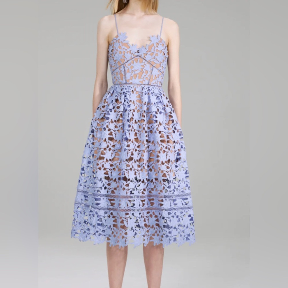 Self Portrait Long Azaelea Dress
